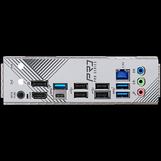 ASRock B650M PRO RS AM5 DDR5 micro ATX plokštė su PCIe 5.0 ir 2.5G LAN
