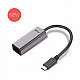 USB C Metal Gigabit Ethernet adapter, 1x USB-C to RJ-45