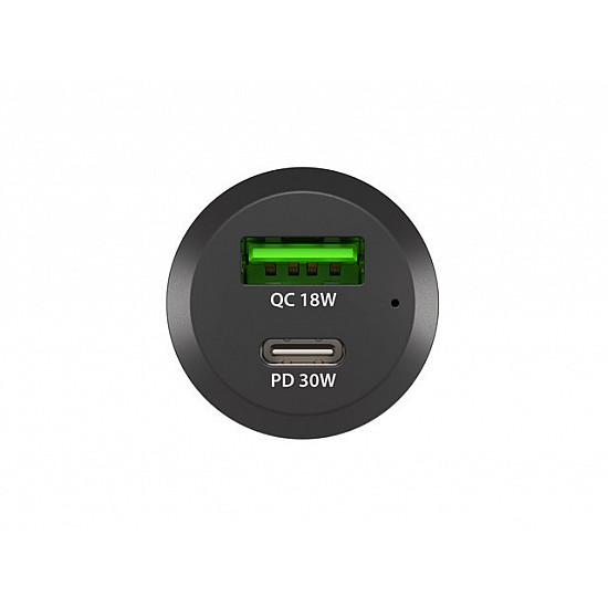 Car charger 1x USB 1x USB-C QC 3.0