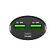 Car charger 2x USB 1x USB-C QC 3.0