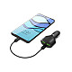 Car charger 2x USB 1x USB-C QC 3.0