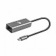 USB C - RJ45 Adapter grey, 10/100/1000 Mb/s