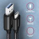 AXAGON BUCM3-AM15AB kabel USB-C to USB-A 1,