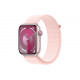 Watch Series 9 GPS + Cellular 45mm Pink Aluminium Case with Light Pink Sport Loop
