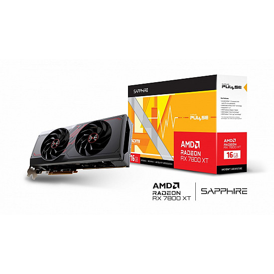 SAPPHIRE 11330 02 20G vaizdo plokštė su 16GB GDDR6, 256 bit PCIE 4.0 2025