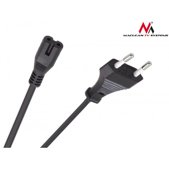 Eight power cable 2 pin connector 1.5M MCTV EU-809