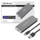 Enclosure mini for M.2 SSD | NVMe | PCIe | USB3.1 | Super speed10Gb/s | 2TB | Silver Enclosure mini for M.2 SSD | NVMe | PCIe | USB3.1 | Super speed10Gb/s | 2TB | Silver