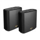 Asus AX7800 Tri Band Mesh Router Wifi 6 ZenWiFi XT9 (2-Pack) 802.11ax 780 Mbit/s 10/100/1000 Mbit/s Ethernet LAN (RJ-45) ports 3 Mesh Support Yes MU-MiMO Yes No mobile broadband Antenna type Internal