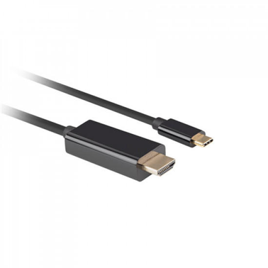 Lanberg USB-C to HDMI Cable, 1 m 4K/60Hz, Black Lanberg USB-C to HDMI Cable CA-CMHD-10CU-0010-BK 1 m Black