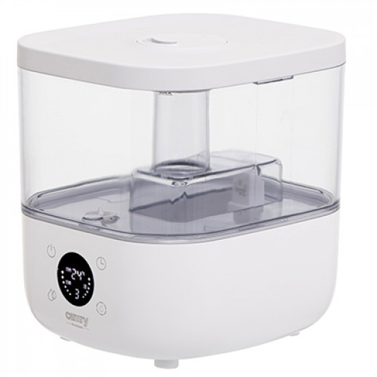 Camry | CR 7973w | Humidifier | 23 W | Water tank capacity 5 L | Suitable for rooms up to 35 m | Ultrasonic | Humidification capacity 100-260 ml/hr | White