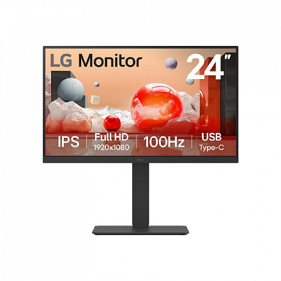 LG 24BA650-B | 23.8  | IPS | 16:9 | 100 Hz | 5 ms | 1920 x 1080 pixels | 250 cd/m² | HDMI ports quantity 1 | Black