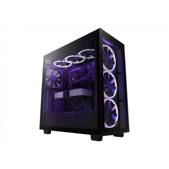 NZXT PC case H7 Elite RGB midi tower black