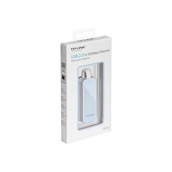 TP-LINK USB 2.0 to 100Mbps Ethernet Network Adapter 1 USB 2.0 connector 1 10/100Mbps Ethernet port