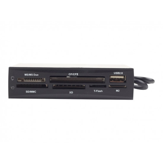 GEMBIRD FDI2-ALLIN1-02-B USB 2.0 internal CF/MD/SM/MS/SDXC/MMC/XD card reader/writer black