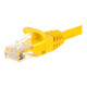 NETRACK BZPAT16Y patch cable RJ45 snagless boot Cat 6 UTP 1m yellow