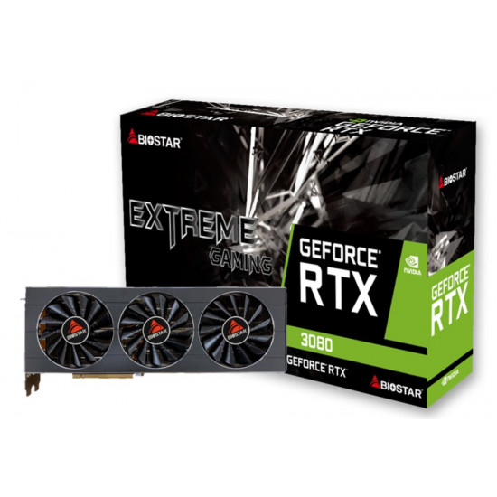 BIOSTAR GeForce RTX 3080 10GB graphics card (VN3816RMT3)
