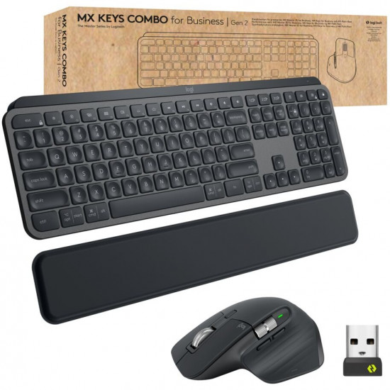 Logitech MX Keys Combo for Business | USED| DEU Keyboard | Turime sandėlyje | ITwork