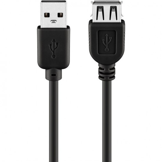 USB2.0 A-A (ST-BU) 3m Verl ngerung Black