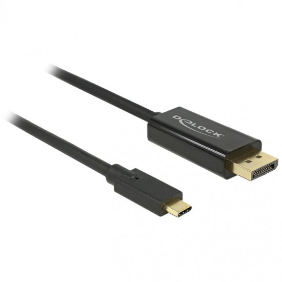 KAB USB-C DisplayPort (ST-ST) 1m 4K 60Hz DeLOCK Black