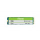1TB Kioxia (Toshiba), M.2 2280, PCIe 3.1x4, 3180 MBps (Rd)/2960 MBps (Wr) 355K IOPS SSD