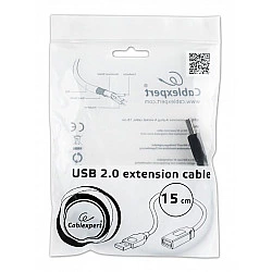 CABLE USB2 EXTENSION AM-AF/CCP-USB2-AMAF-0.15M GEMBIRD