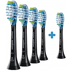 Philips Toothbrush Heads HX9045/88 Sonicare Premium Plaque Defence Heads For adults Number of brush heads included 5 Black