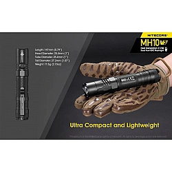 FLASHLIGHT MH SERIES/1200 LUMENS MH10 V2 NITECORE