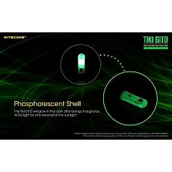 FLASHLIGHT T SERIES 300 LUMENS/TIKI GITD NITECORE