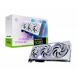 Vaizdo plokštė NVIDIA MSI RTX 5080 16G GAMING TRIO OC WHI 16 GB GDDR7 PCIe 5.0