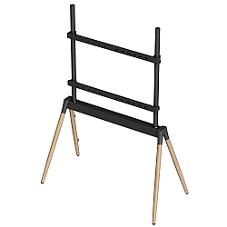 TV SET ACC FLOOR STAND 55-86/BLK/WOOD TVS-86F-01-BK GEMBIRD