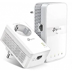 TP-Link AV1000 Gigabit Powerline WLAN AC1200 Set mit Steckdosen 2 x Adapter, bis zu 1000 Mbit/s, WLAN AC 867 (5 GHz) + 300 Mbit/s (2,4 GHz)
