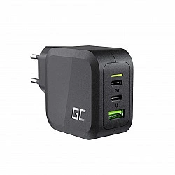 PowerGaN 65W PD 3.0 QC 3.0 2xUSB-C 1xUSB-A wall charger
