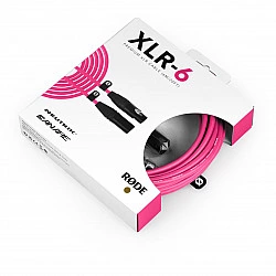 RØDE XLR-6 audio cable 6 m Pink