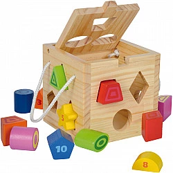Steckwürfel, Geschicklichkeitsspiel 13 Teile