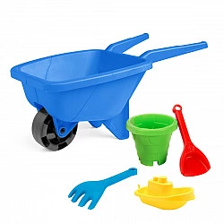 Wheelbarrow with sand kit blue