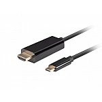 LANBERG CABLE USB-C(M)->HDMI(M) 3M 4K 60HZ BLACK