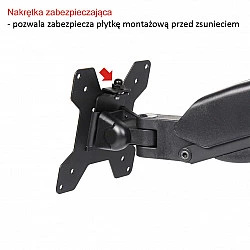Wall handle to 1 lcd monitor 13-27 inches L-12GW