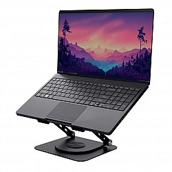 Trust Zeff Metal Black - notebook stand 40.6 cm (16), black