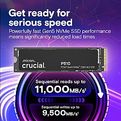 Crucial P510 2 TB M.2 PCI Express 5.0 NVMe TLC