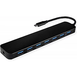Value 14.99.5040 Schnittstellen-Hub USB 3.2 Gen 1 (3.1 Gen 1) Type-C 5000 Mbit/s Schwarz (14.99.5040)