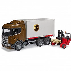 Scania Super 560R Vehicles UPS Container With Forklift