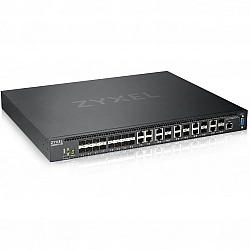ZYXEL XS3800-28, 28-PORT 10GBE L2+ MANAGED SWITCH NEBULA FLEX PRO (DUAL AC,1 YEAR NCC PRO PACK LICENSE BUNDLED)