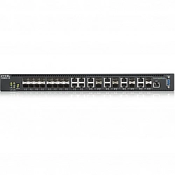 ZYXEL XS3800-28, 28-PORT 10GBE L2+ MANAGED SWITCH NEBULA FLEX PRO (DUAL AC,1 YEAR NCC PRO PACK LICENSE BUNDLED)