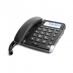 DORO Magna 4000 - Telefon mit Schnur mit Rufnummernanzeige/Anklopffunktion (380117)