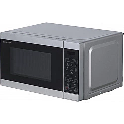Sharp YC-MS02ES Mikrowelle Schwarz, Silber, Weiß 800 W (YC-MS02ES)