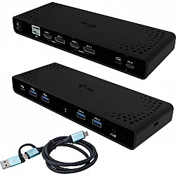 Universal Docking Station Dual 4K Display Power Delivery 85W
