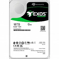 Seagate Exos X24 internal hard drive 16 TB 7200 RPM 512 MB 3.5 SAS