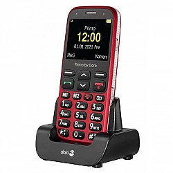 DORO Primo 368 - Mobiltelefon - microSD slot, - microSD slot - 320 x 240 Pixel - TFT - 3 MP - Rot