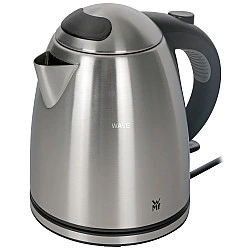 WMF Stelio 0413010012 electric kettle 1.2 L 2400 W Black, Stainless steel