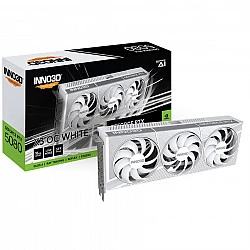 Vaizdo plokštė NVIDIA Inno3D RTX 5080 16GB GDDR7 PCIe 5.0 3 ventiliatorių balta